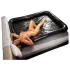 Piscină gonflabilă - PVC negru - 140x200cm