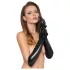 Black Level - mănuși din latex lucios - negru - M