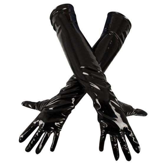 Black Level - mănuși lucioase de lac (negru) - M