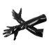 Black Level - mănuși din latex lucios - negru - L