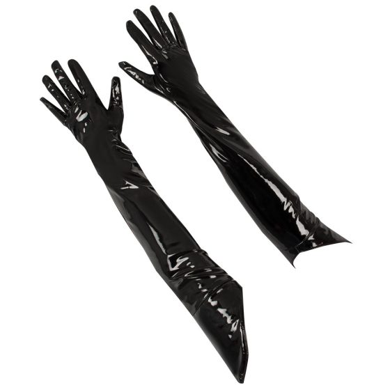 Black Level - mănuși lac extra lungi (negre)
