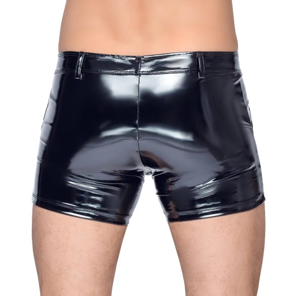Black Level - short bărbătesc latex cu buzunare laterale - negru