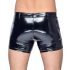 Black Level - short bărbătesc latex cu buzunare laterale - negru
