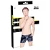 Black Level - short bărbătesc latex cu buzunare laterale - negru - L