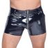 Black Level - Pantaloni scurți lăcuiți cu buzunare laterale (negri) - 2XL