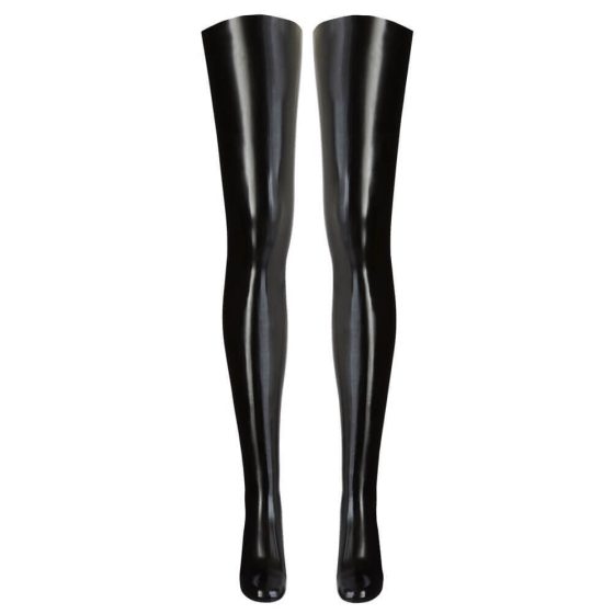 LATEX - ciorapi de damă (negru) - 2XL