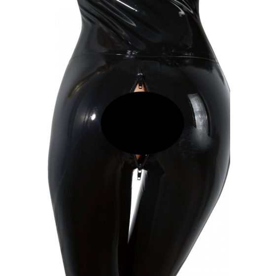 LATEX - salopetă feminină cu mâneci lungi (negru) - S
