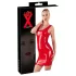 Rochie mini latex fără mâneci Late X (roșie)