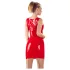 Rochie mini latex fără mâneci Late X (roșie) - M