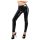 LATEX - leggings sexy cu fermoar - latex negru - M
