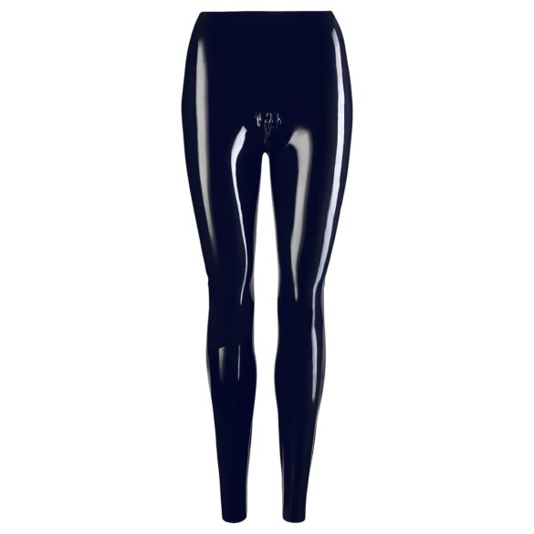 LATEX - leggings sexy cu fermoar - latex negru - M