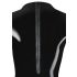 LATEX - body dama cu mânecă lungă (negru) - 2XL