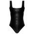 LATEX - body din latex cu fermoar complet (negru)