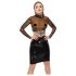 LATEX - top latex transparent - negru transparent - L