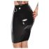 LATEX - fustă midi din latex (negru) - L