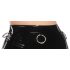 LATEX - fustă midi din latex (negru) - L