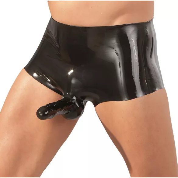 Boxer Late X + înveliș pentru penis (negru) - L/XL