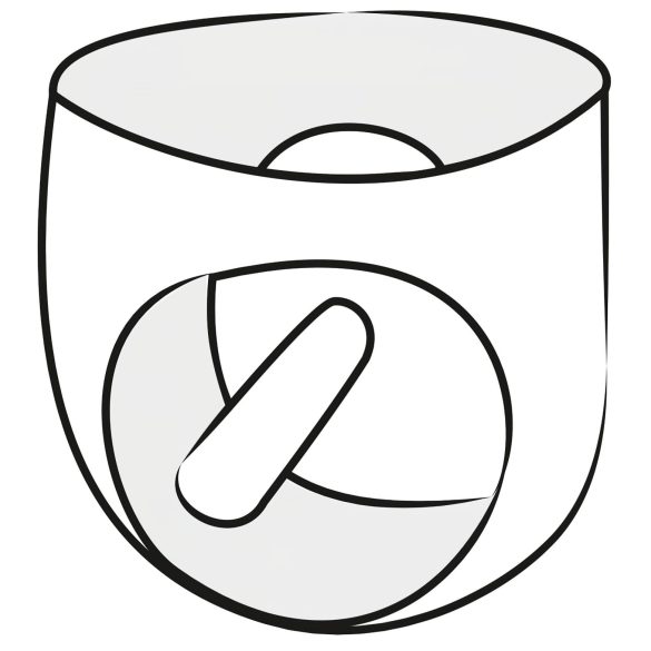 LATEX - chiloți bărbați cu dildo anal interior (negru) - M