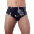 Late X chiloți bărbătești cu dildo anal conic interior (negru)