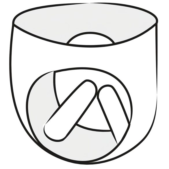 LATEX - Chiloți femeie cu dildo gonflabil interior, set de 2 (negru)