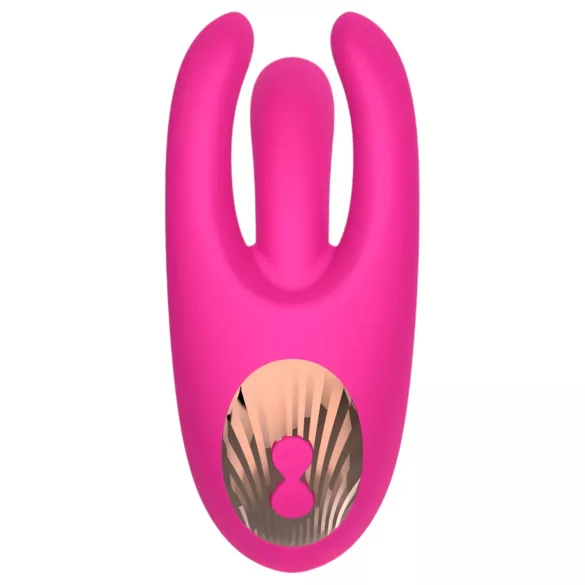 Mrow - vibratoare clitoridian cu 3 brațe - reîncărcabil - roz