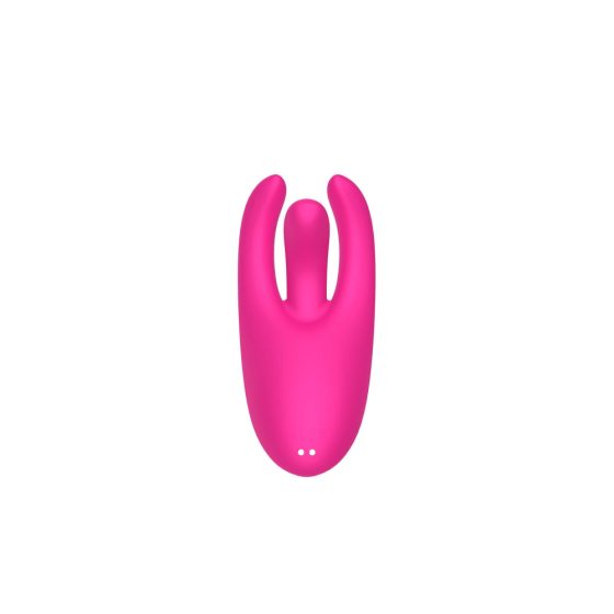 Mrow - vibrator stimulator de clitoris cu acumulator, cu 3 ramuri (roz)