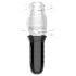 Leopard Bellucci 360 - masturbator rotativ-vibrator - transparent-negru