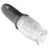 Leopard Bellucci 360 - masturbator rotativ-vibrator - transparent-negru
