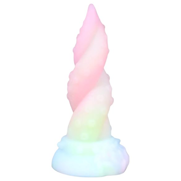 Dildo kraken curbat - 18 cm (curcubeu)