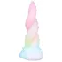 OgazR Kraken - dildo tentacul răsucit - silicon - 18 cm - curcubeu