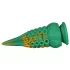OgazR Octopuss - dildo tentacule polip - 21 cm - verde-galben
