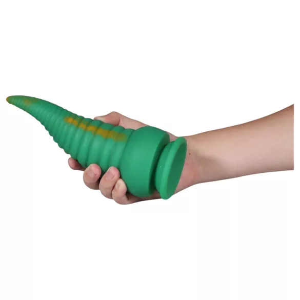 OgazR Octopuss - dildo tentacule polip - 21 cm - verde-galben