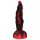 OgazR Hell Dong - dildo cu striații - 20 cm (roșu)