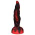 OgazR Hell Dong - dildo cu striații - 20 cm (roșu)