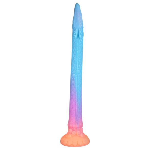 OgazR XXL Eel - dildo anal fosforescent XXL - silicon - 47 cm - roz