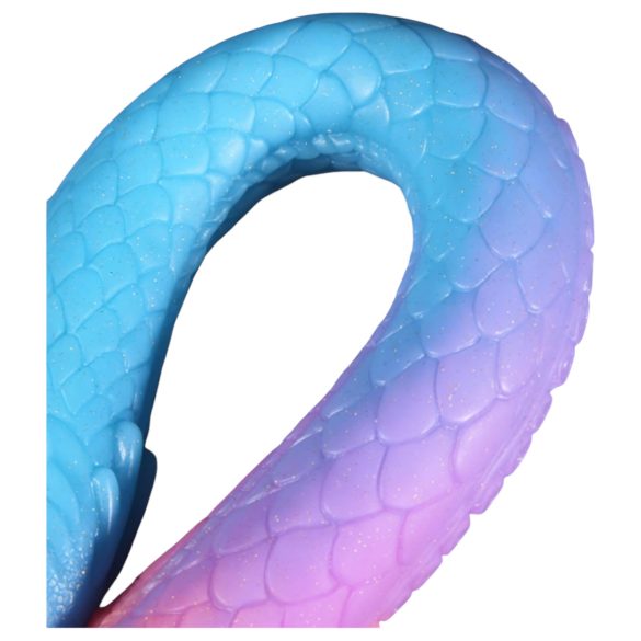 OgazR XXL Eel - dildo anal fosforescent XXL - silicon - 47 cm - roz