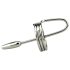 DeepRing - dilatator metalic cu inel - 9cm (argintiu)