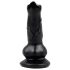 Animalorny - dildo pentru câine - 12cm (negru)