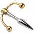 Urethralplay - dilatator uretral metalic cu ancoră - 4,5cm - argintiu