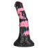 Bad Horse - dildo silicon cal, 18cm (negru-roz)