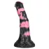 Bad Horse - dildo penis de cal din silicon - 18 cm (negru-roz)
