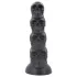 Topped Monster - dildo craniu - 22 cm (negru)