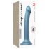 Strap-on-me Luciu Metalic M - dildo prietenos cu pielea (albastru metalic)