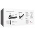 Strap-on-me M - vibrator cu centură - mărime medie (negru)