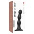 Bile Strap-on-me M - dildo cu ventuză și bile (negru)