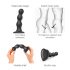 Bile Strap-on-me M - dildo cu ventuză și bile (negru)