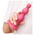 Strap-on-me Beads S - dildo cu mărgele și ventuză (roz)