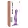 Strap-on-me Curvy S - dildo ondulat cu ventuză (mov)