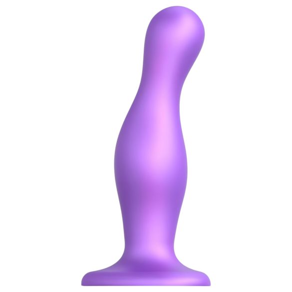 / Strap-on-me Curvy L - dildo ondulat cu ventuză (mov)
