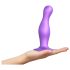 / Strap-on-me Curvy L - dildo ondulat cu ventuză (mov)